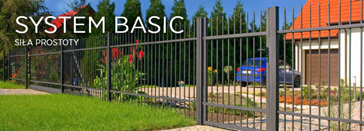 Wzór ogrodzenia Basic - Wiśniowski