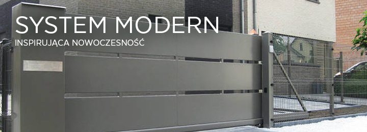 Wzór ogrodzenia Modern - Wiśniowski