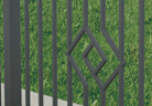 Wzór ogrodzenia frontowego Szmaragd - PLAST-MET